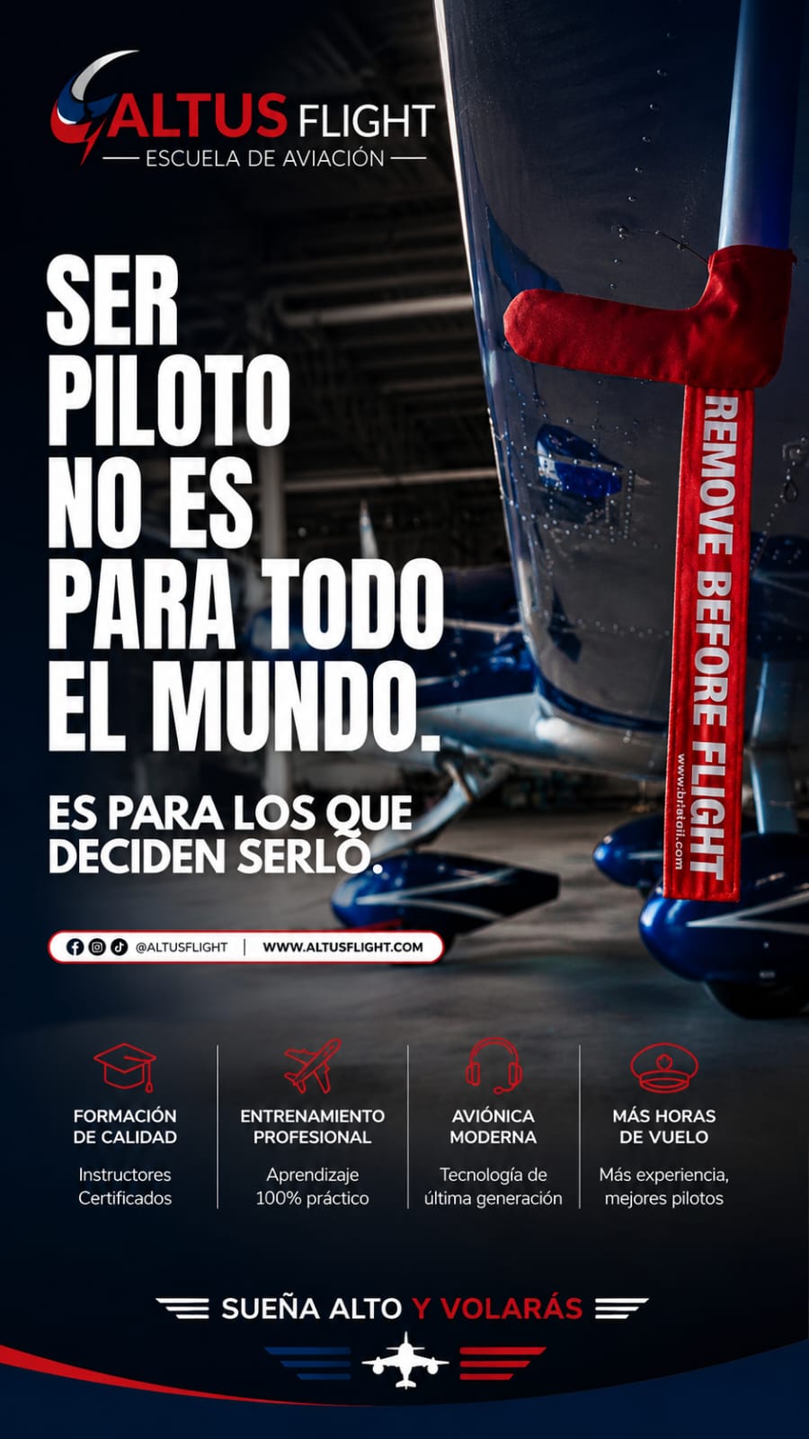 Ser piloto no es para todo el mundo - Altus Flight